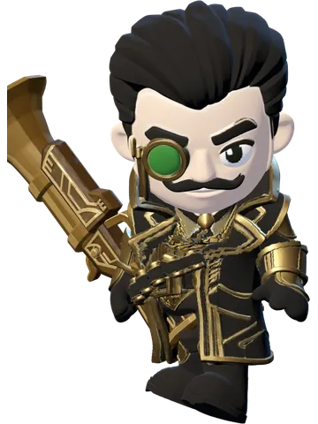 Brass-Caster, Art Deco marksman